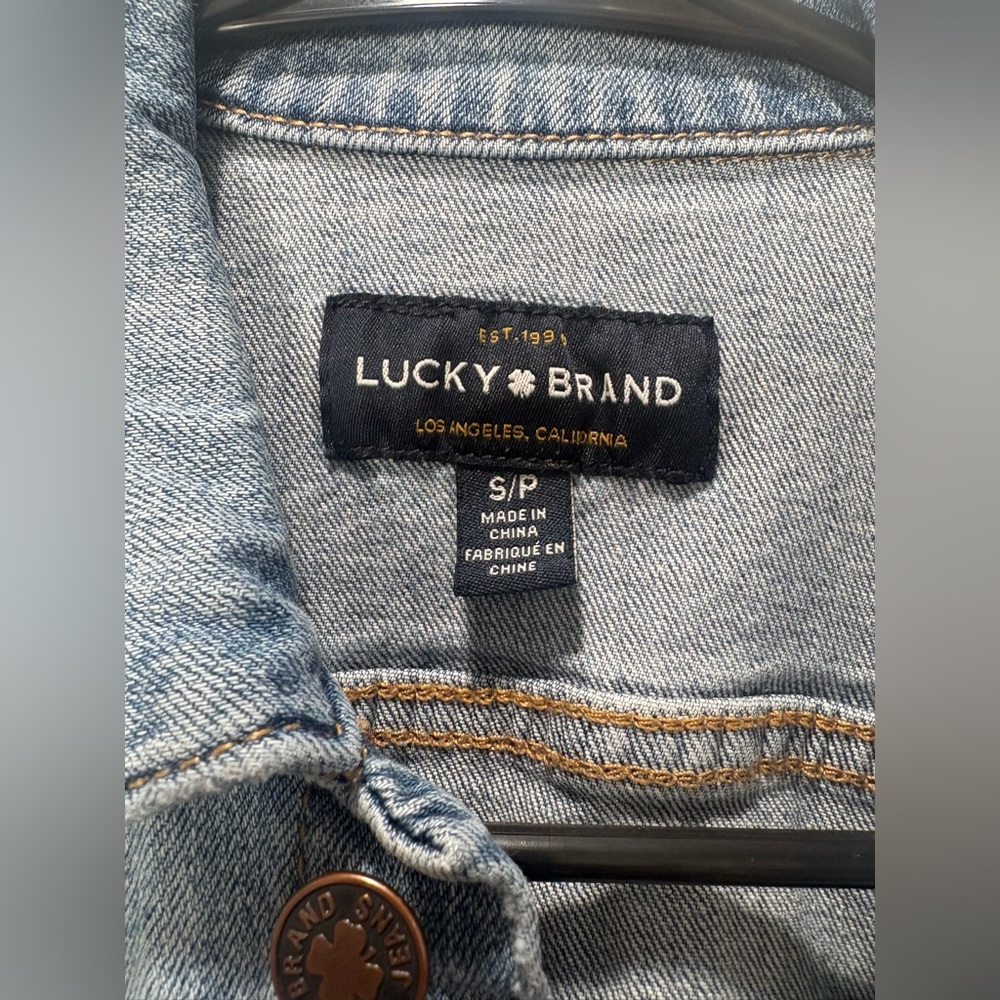 LUCKY BRAND - Blue Denim Jacket The Tomboy Trucker - Picture 3 of 3